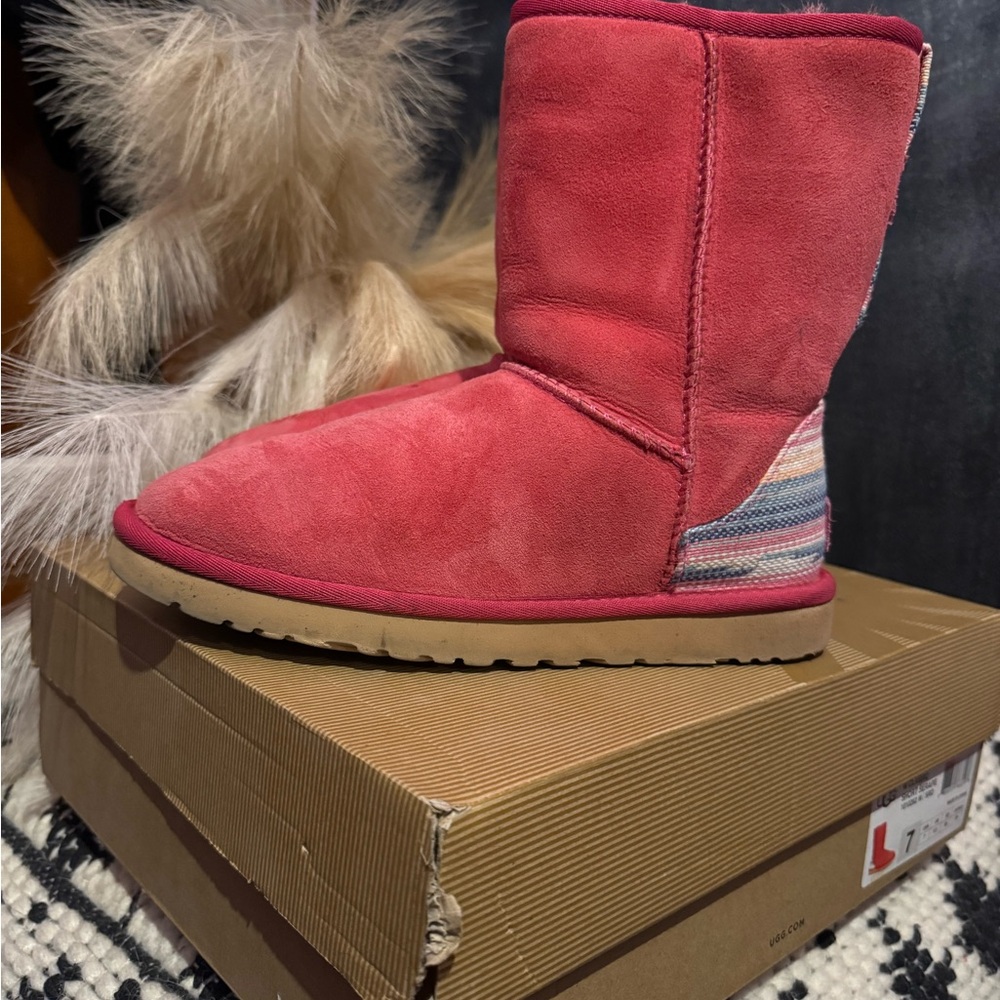 Cozy Red Suede Women's Boots